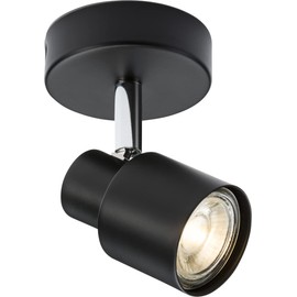 Knightsbridge Single GU10 Spotlight in Matt Black