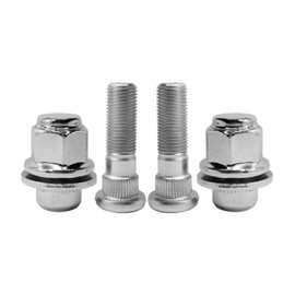Mysttoo M12x1.25 Chrome Wheel Lug Stud Nut Set Compatible with Nissan Pathfinder Altima Murano Maxima 370Z Infiniti EX35 FX35 FX50 G35 G37 Q50 Q60 Q70 QX50 QX60 QX70 M56 More (4PCS)