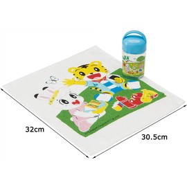 Skater OA5 Shimajiro Hot Towel Set, Picnic, Hot Towel, with Case, Made in Japan