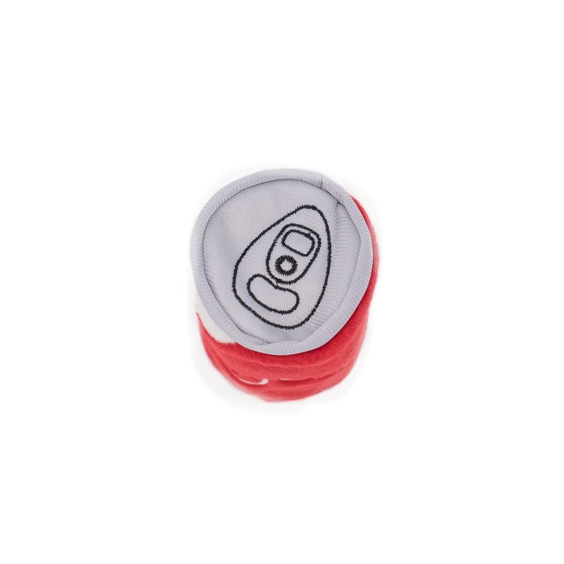 ZippyPaws - Squeakie Can, Stuffing Squeaker Plush Beverage Dog Toy