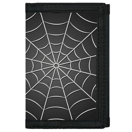 JONYEE Kids Wallet for Boys Girls 4-18, Novelty Trifold Wallet with Key Chain and Zipper Coin Pocket for Teens Children Girls Toddler, Canvas Wallet for Outdoors Sports Birthday Gifts -Black