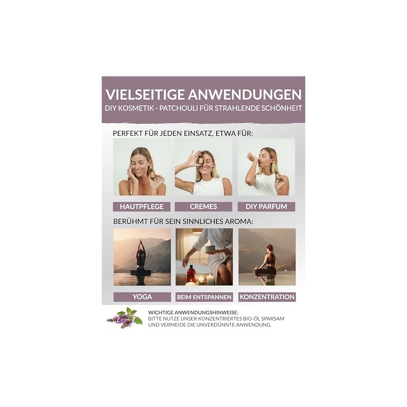 Heldengrn Heldengrn? BIO Patchouli ?l [100% NATURREIN] - Reines Patchouli