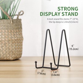 LIONWEI LIONWELI Decorative Plate Stand Holder Picture Frame Stand Easel Display Stand