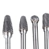 8PCS Set Stone Carving Set Tungsten Steel Rotary Polishing Rotary