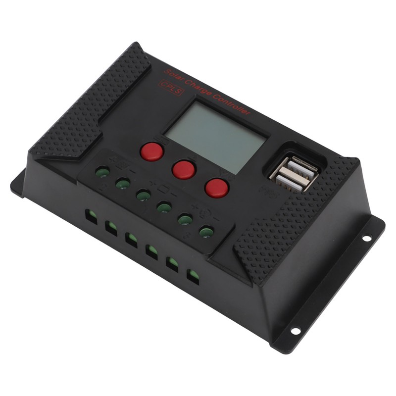 LCD PWM Solar Charge Controller 12V 24V Automatic Recognition Solar