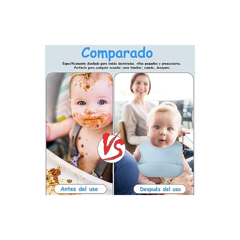 Set de Alimentación, Plato de Succión Dividido | Tazón de