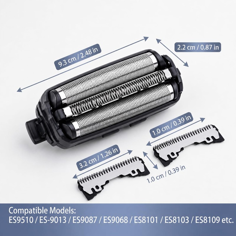 ES9013 Replacement Heads & Foil for Panasonic Arc 3 Shavers