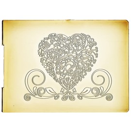 DDOUJOY Flowers Leaves Heart Background Plastic Embossing Folders for Card Making Scrapbooking and Other Paper Crafts 3010933