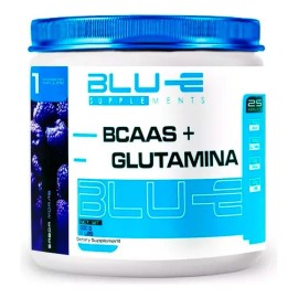 Aminoácidos Bcaas  Glutamina Blu-e 500g                                                                                                               