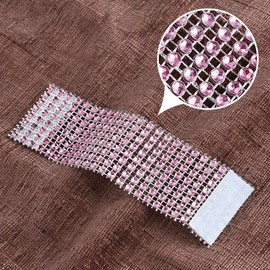 Accmor 50pcs Napkin Rings, Pink Napkin Rings Buckles for Table Decorations, Wedding, Dinner,Party, DIY Decoration