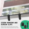 12 Pack 3/8 Inch Screen Clip, Window Screen Clip with