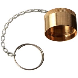 Parker Hannifin 6108-16 Series 6100 Brass Dust Cap for Nipples, 1 Inch Size