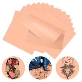 20Pcs Práctica de Piel de Tatuaje, Piel de práctica de tatuaje en blanco 1 mm de grosor, Practicar Tatuajes y Tatuajes de Cejas para Principiantes y A