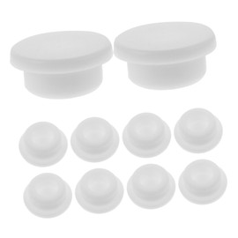 COHEALI 1set Drain Round Caps Durable Overflow Covers for Washbasin Kitchen Sink Easy Install Stoppers for Bathroom Laundry Use Elegant Simple Design 20pcs