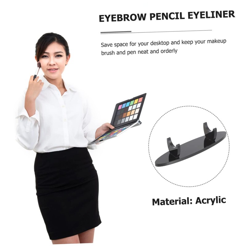 VILLFUL Pen Holder Easel Stand Acrylic Pen Rack Makeup Brush