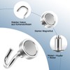 Anelueeoo 16 Pack Magnetic Hooks Heavy Duty Strong Neodymium Magnet