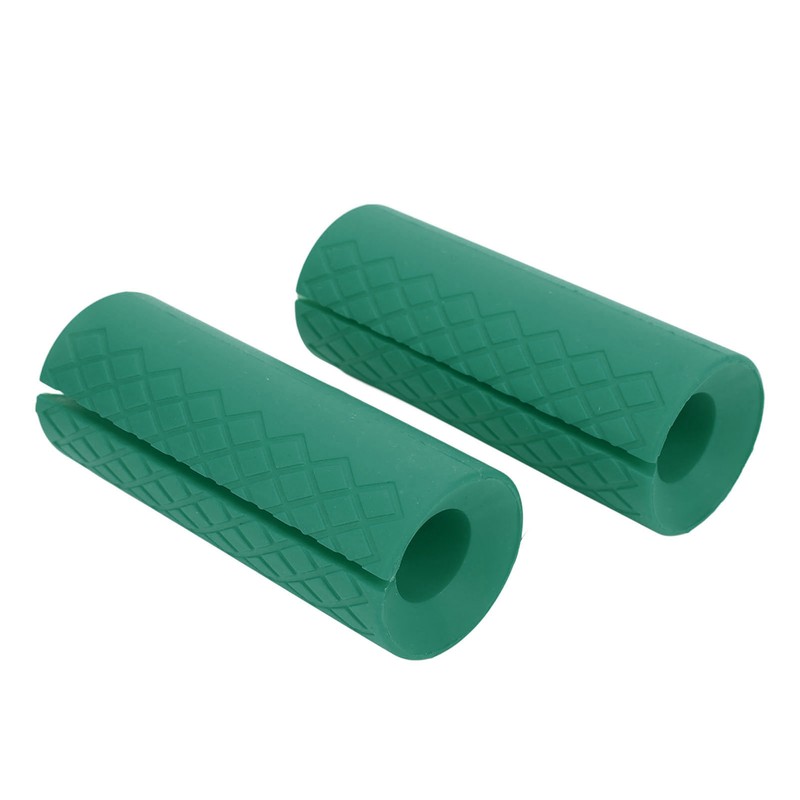 1 Pair Dumbbell Grip Silicone Anti Slip Thicken Bar Grip
