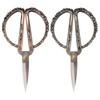 Antique Style Heirloom Craft Embroidery Scissors w/Decorative Cast Handles, Delicate