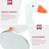 Gadpiparty Magnetic Statue Key Holder Magnetic Goose Statue Resin Goose