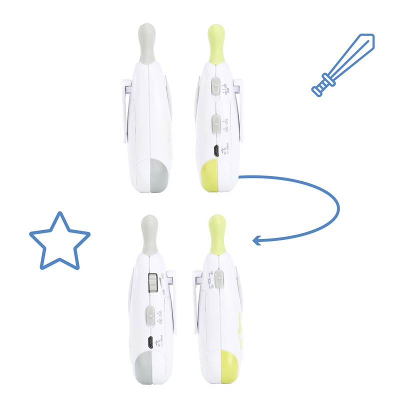 Badabulle B014010 Babyphone Online 300m+, weiß