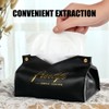 Life'bea PU Leather Tissue Box Holder,Tissue Paper Holder Waterproof Cloth