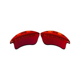 Vonxyz Lenses Replacement for Oakley Fast Jacket XL OO9156 Sunglass - Ruby MirrorCoat Polarized
