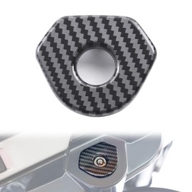 LUXEMOTO Ignition Switch Cover for Street Glide, Motorcycle Carbon Fiber Pattern Switch Housing Ignition Panel Trim Harley Touring Street Glide CVO 2023-2025 FLHXU 2025 Accessories