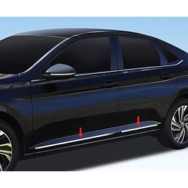 Tyger Auto Made in USA! Compatible with 2011-2018 Volkswagen Jetta Chrome Stainless Steel Lower Accent Trim 1.25" Wide 4PCS