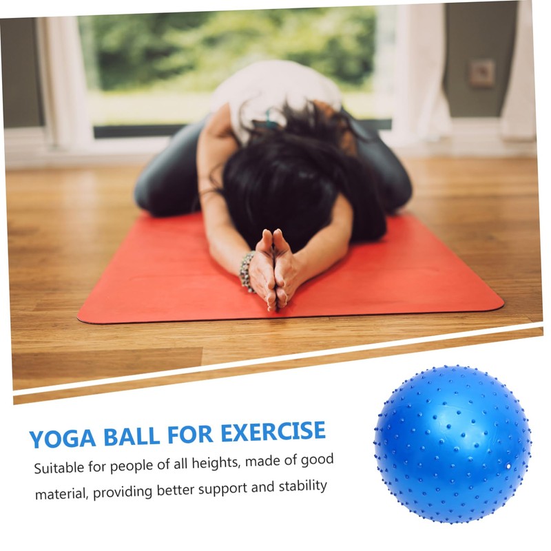 SAFIGLE Pilates Ball Yoga Ball Exercise Ball Spiky Massage Ball