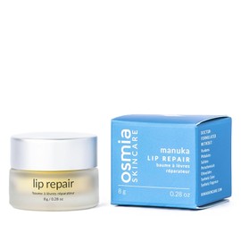 Osmia Skincare - Mascarilla natural para reparación de labios + brillo hidratante | Miel de manuka, mirra, lanolina, hidrata, regordeta y calma, belleza limpia para una piel sana (0.28 onzas, 0.28 oz)