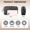 HualiiEras Period Bag - Leather Sanitary Napkin Storage Bags for