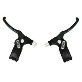 DIA-COMPE 182s-2 Tech77 w/Thumb-Lock Stopper Brake Lever Set, Black, DP2527