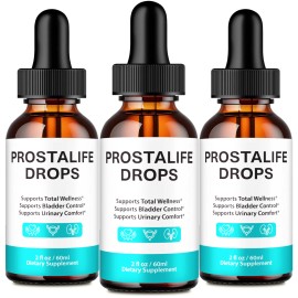 Ideal Performance (3 Pack) ProstaLife Drops Men Prostate Health, Advanced Prosta Life Men Drops