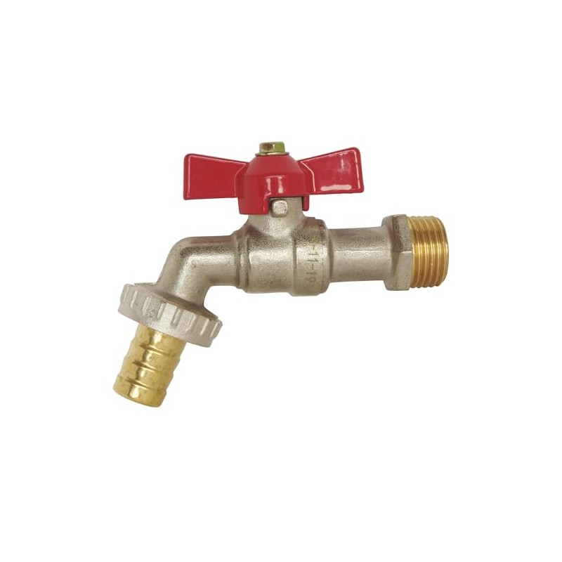 Somatherm 15/21-20/27 Chrome Plated Butterfly Ball Tap Grey