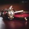 FABACH Owl Key Ring (Customisable) - Cute Owl Keyring -