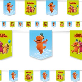 DH-Konzept: 3.5 m Bunting * The Little Dragon Coconut * as Decoration for Children's Party and Children's Birthday Party Decoration Garland Party Chain Party Set