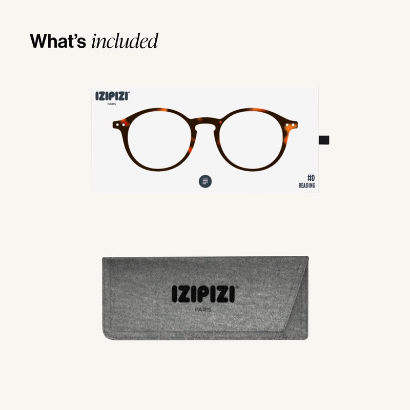 Ijipiji Reading Glass +2.5#D-Tortoise