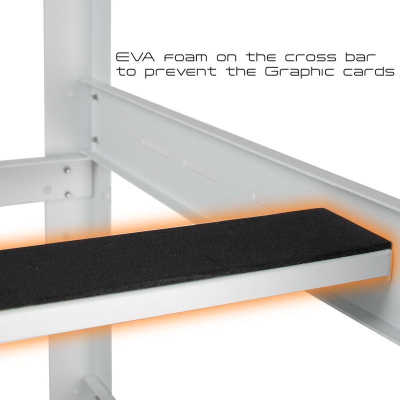 AAAwave 12GPU Mining Rig - The Sluice V2 Steel Open