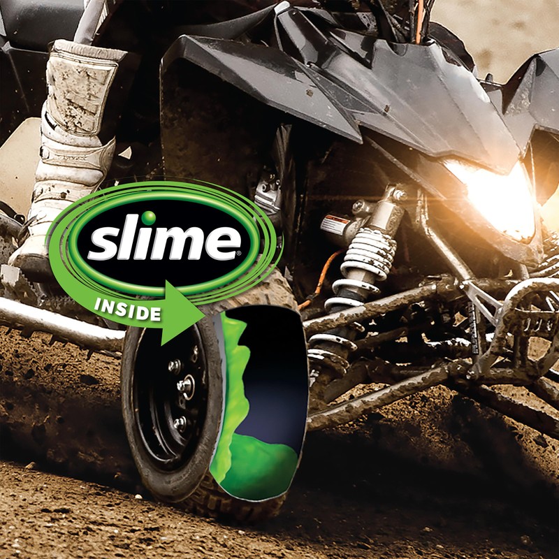 Slime 10009 Flat Tire Puncture Repair Sealant, Prevent and Repair,