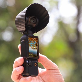 Pocket 3 Accessories Sunshade Lens Cover, Anti-Glare Camera Lens Protector Cap Guard Compatible with OSMO Pocket 3 (Camera Sun Hood)