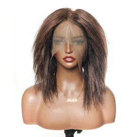 JALIZA Full Lace Wig Cap Lace Braided Wig Base for Women and Men,Ombre Brown
