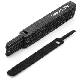 DeleyCon Velcro Cable Ties With Eyelet
