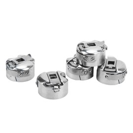 Sewing Bobbins, 5Pcs Sewing Machine Bobbin Case Stainless Steel Bobbin Case Universal Sewing Machine Parts Sewing Machine Bobbins for Electric Industrial Sewing Accessories