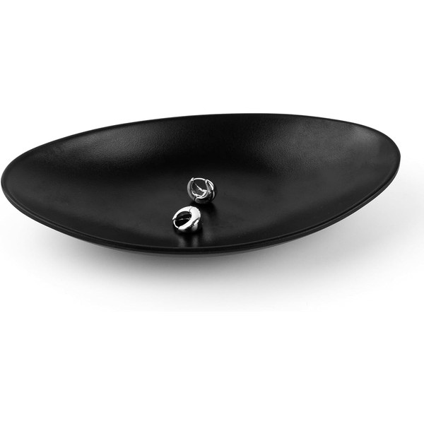 Black Key Ring Dish Centerpiece Jewelry Tray Key Tray Organizer,A5