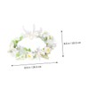 SAFIGLE Unique Garland Headband Artificial Flower Wreath for Bride Stylish