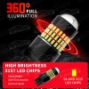 AUIMSOCO 2X 7443/7440 LED 6500K Reverse Backup Brake Tail Stop