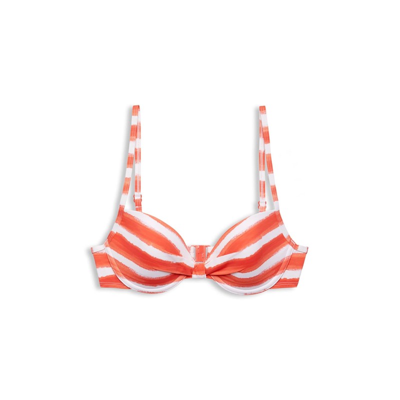 ESPRIT Women's Cabrillo Beach RCS pad.Bra Bikini, Coral 3, 38C,