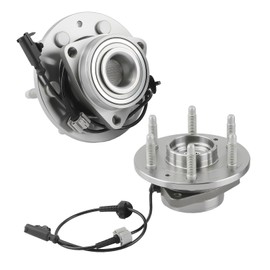 Maxpeedingrods 4WD 515096 Front Wheel Bearing and Hub Assembly 6 Lugs for Chevy Silverado GMC Sierra Suburban 1500 Tahoe 2007-2013, 2PCS