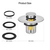 LEKEYE Bathroom Sink Stopper | Shower Drain Hair Catcher |