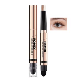 Qin Derdom Eyeshadow Pencil Corrector Highlight Duo Eye Shadow Stick Coffee Brown